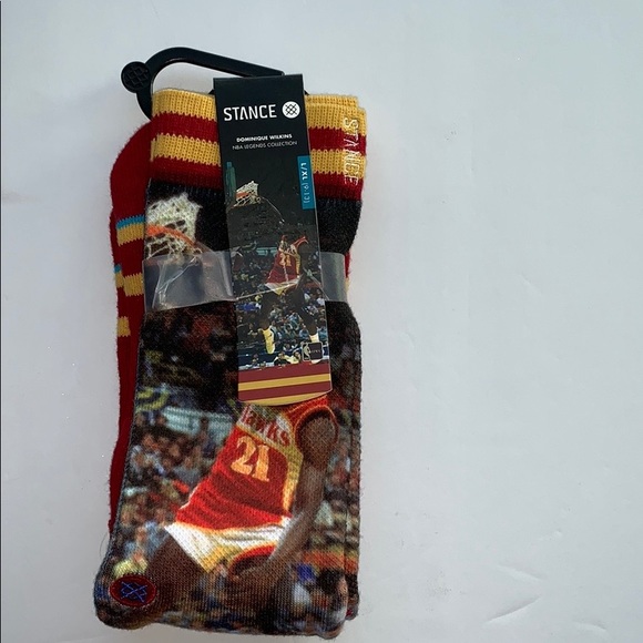 Stance NBA Hawks w/ Dominique Wilkins - Picture 1 of 2